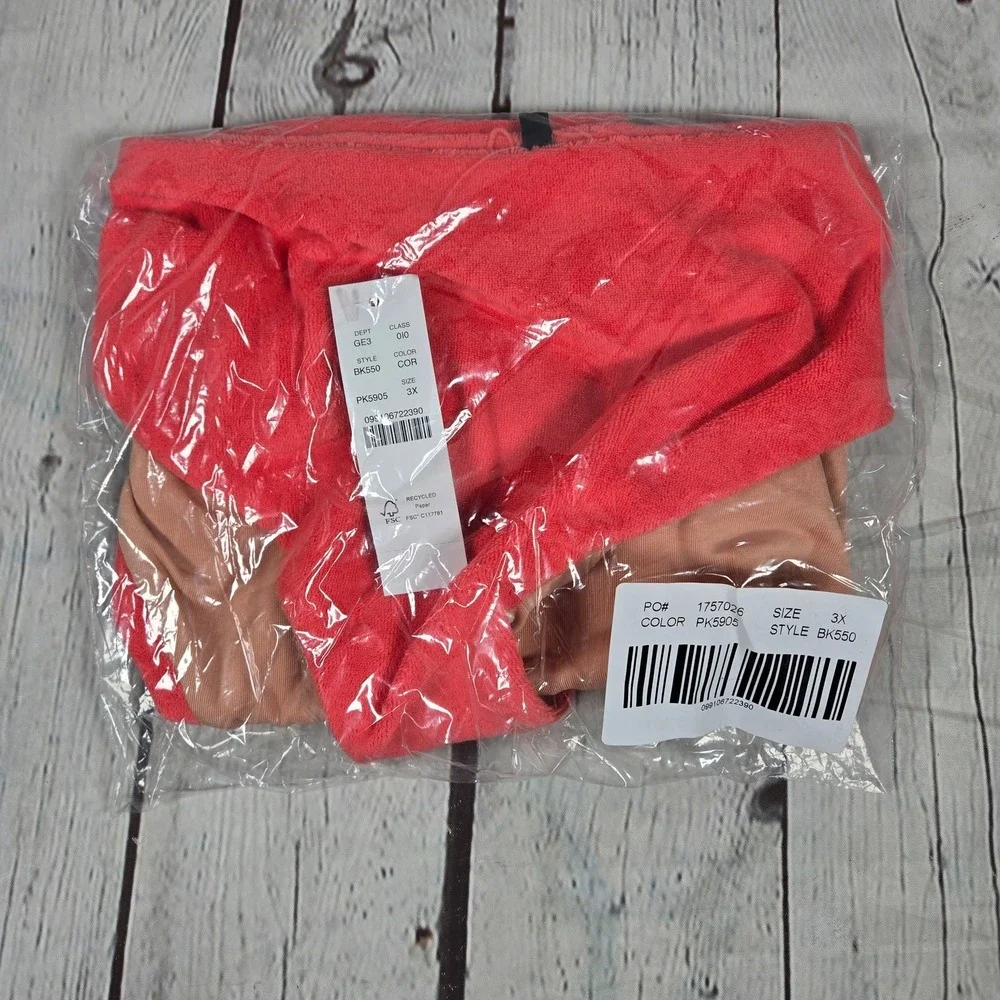 J. Crew Curved-waist‎ cheeky bikini bottom in terry 3X NWT